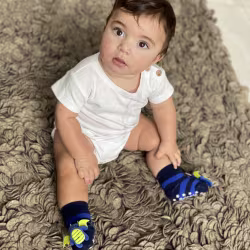 Blue Dragon, 3-Pc Boogie Toes, Tight & Tee Baby Premium Gift Set - Thumbnail 9