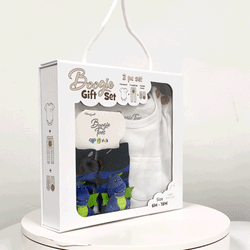 Blue Dragon, 3-Pc Boogie Toes, Tight & Tee Baby Premium Gift Set - Thumbnail 2