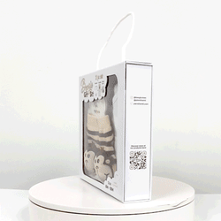 Monkey Boy, 3-Pc Boogie Toes, Tight & Tee Baby Premium Gift Set - Thumbnail 2