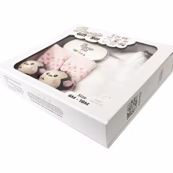 Monkey Girl, 3-Pc Boogie Toes, Tight & Tee Baby Premium Gift Set - Thumbnail 3