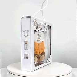 Baby Lion, 3-Pc Boogie Toes, Tight & Tee Baby Premium Gift Set - Thumbnail 2