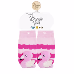Pink Flamingo, 3-Pc Boogie Toes, Tight & Tee Baby Premium Gift Set - Thumbnail 11