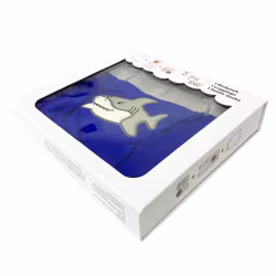 Shark, 3-Pc Boogie Toes, Tight & Tee Baby Premium Gift Set - Thumbnail 6