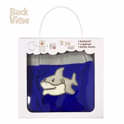 Shark, 3-Pc Boogie Toes, Tight & Tee Baby Premium Gift Set - Thumbnail 8