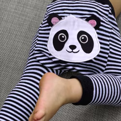 Panda, 3-Pc Boogie Toes, Tight & Tee Baby Premium Gift Set - Thumbnail 7