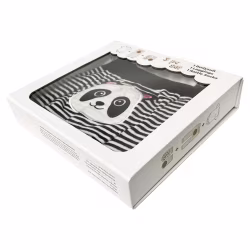 Panda, 3-Pc Boogie Toes, Tight & Tee Baby Premium Gift Set - Thumbnail 4