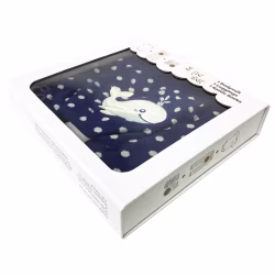 Baby Whale, 3-Pc Boogie Toes, Tight & Tee Baby Premium Gift Set - Thumbnail 6