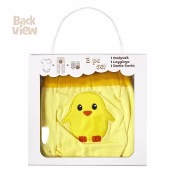 Baby Chic, 3-Pc Boogie Toes, Tight & Tee Baby Premium Gift Set - Thumbnail 8