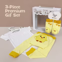 Baby Chic, 3-Pc Boogie Toes, Tight & Tee Baby Premium Gift Set - Thumbnail 1