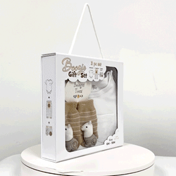 Llama, 3-Pc Boogie Toes, Tight & Tee Baby Premium Gift Set - Thumbnail 2