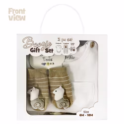 Llama, 3-Pc Boogie Toes, Tight & Tee Baby Premium Gift Set - Thumbnail 5