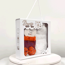 Basketball, 3-Pc Boogie Toes, Tight & Tee Baby Premium Gift Set - Thumbnail 2