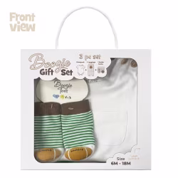 Football, 3-Pc Boogie Toes, Tight & Tee Baby Premium Gift Set - Thumbnail 7