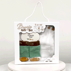 Football, 3-Pc Boogie Toes, Tight & Tee Baby Premium Gift Set - Thumbnail 2