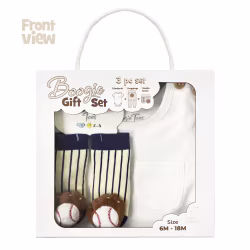 Baseball Mitt, 3-Pc Boogie Toes, Tight & Tee Baby Premium Gift Set - Thumbnail 7