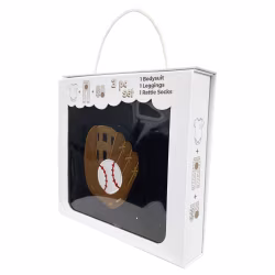 Baseball Mitt, 3-Pc Boogie Toes, Tight & Tee Baby Premium Gift Set - Thumbnail 4