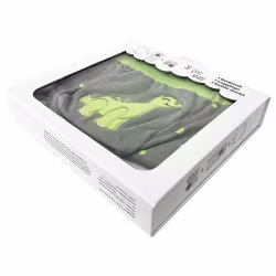 Green Dino, 3-Pc Boogie Toes, Tight & Tee Baby Premium Gift Set - Thumbnail 6