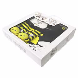 Beauty Queen Bee, 3-Pc Boogie Toes, Tight & Tee Baby Premium Gift Set - Thumbnail 3