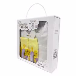 Butterfly, 3-Pc Boogie Toes, Tight & Tee Baby Premium Gift Set - Thumbnail 3
