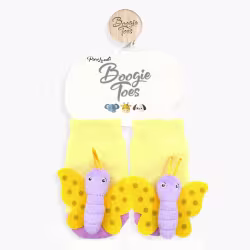 Butterfly, 3-Pc Boogie Toes, Tight & Tee Baby Premium Gift Set - Thumbnail 10