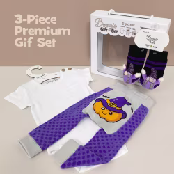 Witch & Pumpkin, 3-Pc Boogie Toes, Tight & Tee Baby Premium Gi - Thumbnail 1