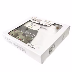 Space Bunny, 3-Pc Boogie Toes, Tight & Tee Baby Premium Gift Set - Thumbnail 7