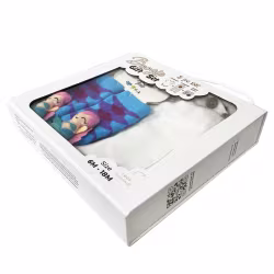 Rainbow Mermaid, 3-Pc Boogie Toes, Tight & Tee Baby Premium Gift Set - Thumbnail 5