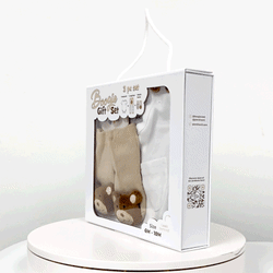 Teddy Bear Boy, 3-Pc Boogie Toes, Tight & Tee Baby Premium Gift Set - Thumbnail 2