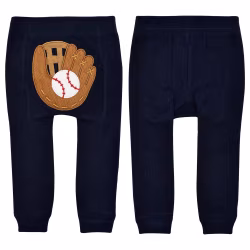 Baseball Mitt - Boogie Tights Baby Leggings - Thumbnail 1