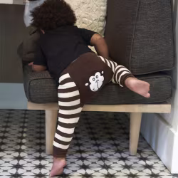 Monkey Boy - Boogie Tights Baby Leggings - Thumbnail 3