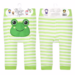 Green Frog - Boogie Tights Baby Leggings - Thumbnail 2