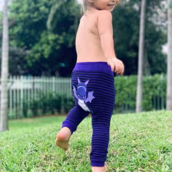 Purple Dragon - Boogie Tights Baby Leggings - Thumbnail 2