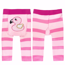 Pink Flamingo - Boogie Tights Baby Leggings - Thumbnail 1