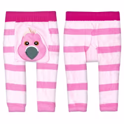 Pink Flamingo - Boogie Tights Baby Leggings - Thumbnail 1