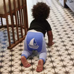 Sailboat - Boogie Tights Baby Leggings - Thumbnail 2
