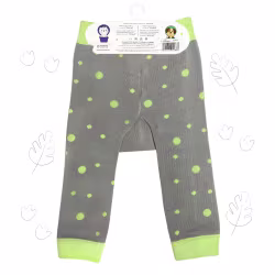 Green Dino - Boogie Tights Baby Leggings - Thumbnail 3
