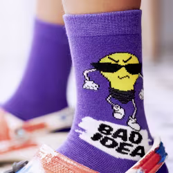 Bad Idea, One Hit Wonders Mini, Youth Sock 8 to 12 Yrs - Thumbnail 4