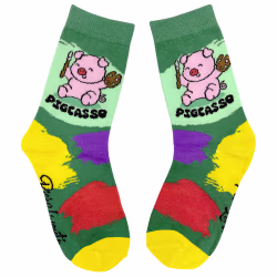 Pigcasso, One Hit Wonders Mini, Youth Sock 8 to 12 Yrs - Thumbnail 1