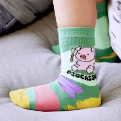 Pigcasso, One Hit Wonders Mini, Youth Sock 8 to 12 Yrs - Thumbnail 3