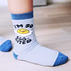 I'm So Eggcited, One Hit Wonders Mini, Youth Sock 8 to 12 Yrs - Thumbnail 3