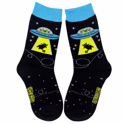 Alien Vs Cat, One Hit Wonders Mini, Youth Sock 6 to 12 Yrs - Thumbnail 1