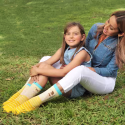 2 pair Sidekicks Surf, Mommy and Me Socks Set - Thumbnail 3