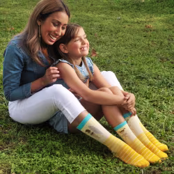 2 pair Sidekicks Surf, Mommy and Me Socks Set - Thumbnail 2