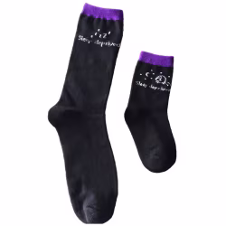 2 pair Sidekicks Sleep Depriver/Deprived, Mommy and Me Socks Set - Thumbnail 1