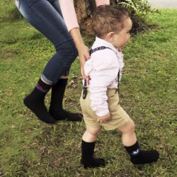 2 pair Sidekicks Created a Monster, Mommy and Me Socks Set - Thumbnail 3