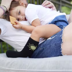 2 pair Sidekicks Sunshine, Mommy and Me Socks Set - Thumbnail 4