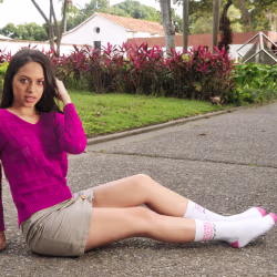 2 pair Sidekicks Yoga Mom & Baby, Mommy and Me Socks Set - Thumbnail 3