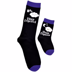 2 pair Sidekicks Sleep Deprived Mom, Mommy and Me Socks Set - Thumbnail 1