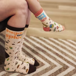 2 pair Sidekicks Sugar Spice Nice, Mommy & Me Socks Set - Thumbnail 2