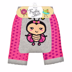 Pink Ladybug Baby Funkie Legging Shorts - Thumbnail 5